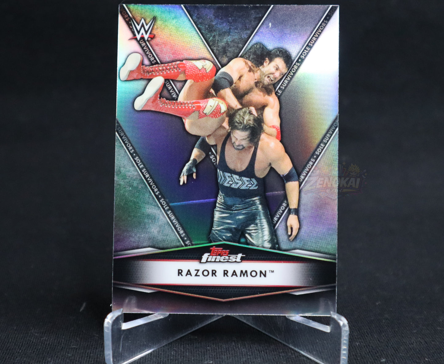 Razor Ramon - 2021 Topps WWE Finest Sole Survivors Refractor #SS-3