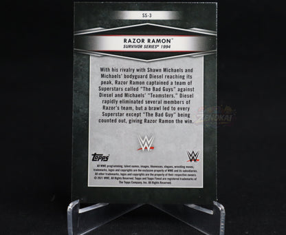 Razor Ramon - 2021 Topps WWE Finest Sole Survivors Refractor #SS-3