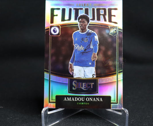 BELGIUM 2022-23 Select Premier League Amadou Onana Rookie Silver Prizm Future #4 RC