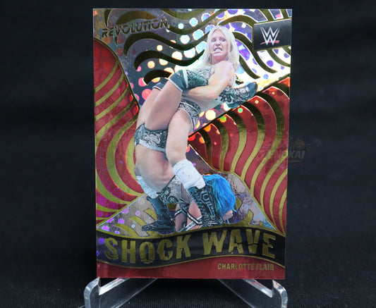 Charlotte Flair - 2022 Panini WWE Revolution SHOCK WAVE INSERT SP #13