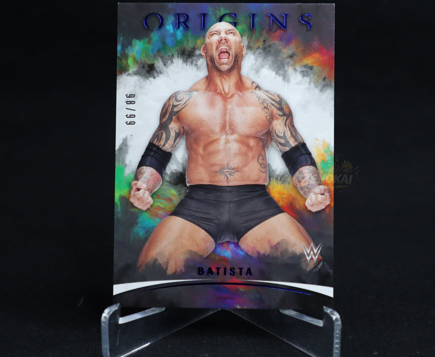Batista - 2022 Panini Chronicles WWE Origins Blue /99 #137