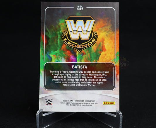 Batista - 2022 Panini Chronicles WWE Origins Blue /99 #137