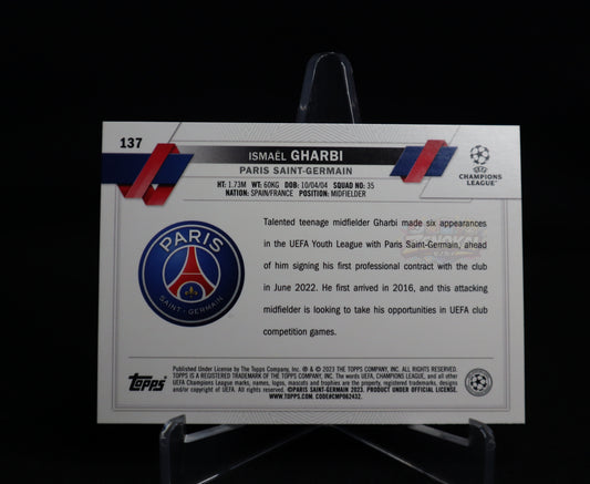TUNEZ Ismael Gharbi Topps UEFA Club Competitions 2022-23 Future Stars Foil Star Ball