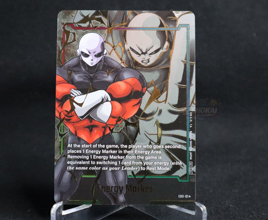 Jiren Energy Marker Promo Prize Gold E03-01 Dragon Ball Fusion World Card Eng