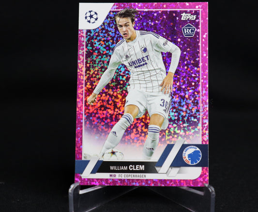 DENMARK William Clem 2022-23 Topps RC Pink Speckle Rookie #139