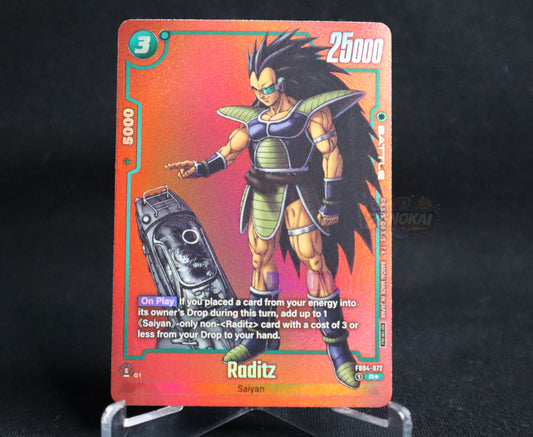 Raditz FB04-072 Limited Pack MANGA Version 01 Promo Dragon Ball Fusion Red NM