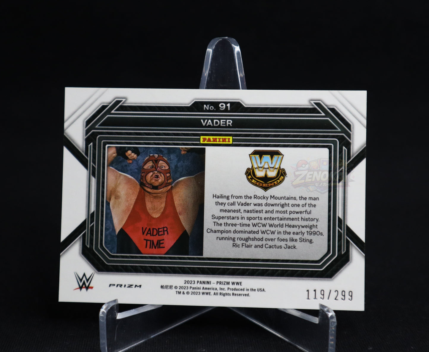 Vader - 2023 Panini Prizm WWE Red 284/299 SP Color Match #91