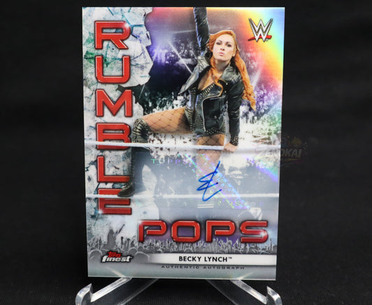 Becky Lynch - 2022 Topps Finest WWE Auto 🔥 Rumble Pops