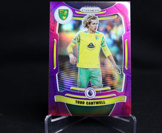 ENGLAND 2021-22 Panini Prizm Premier League - Todd Cantwell #175 Purple Prizm /99