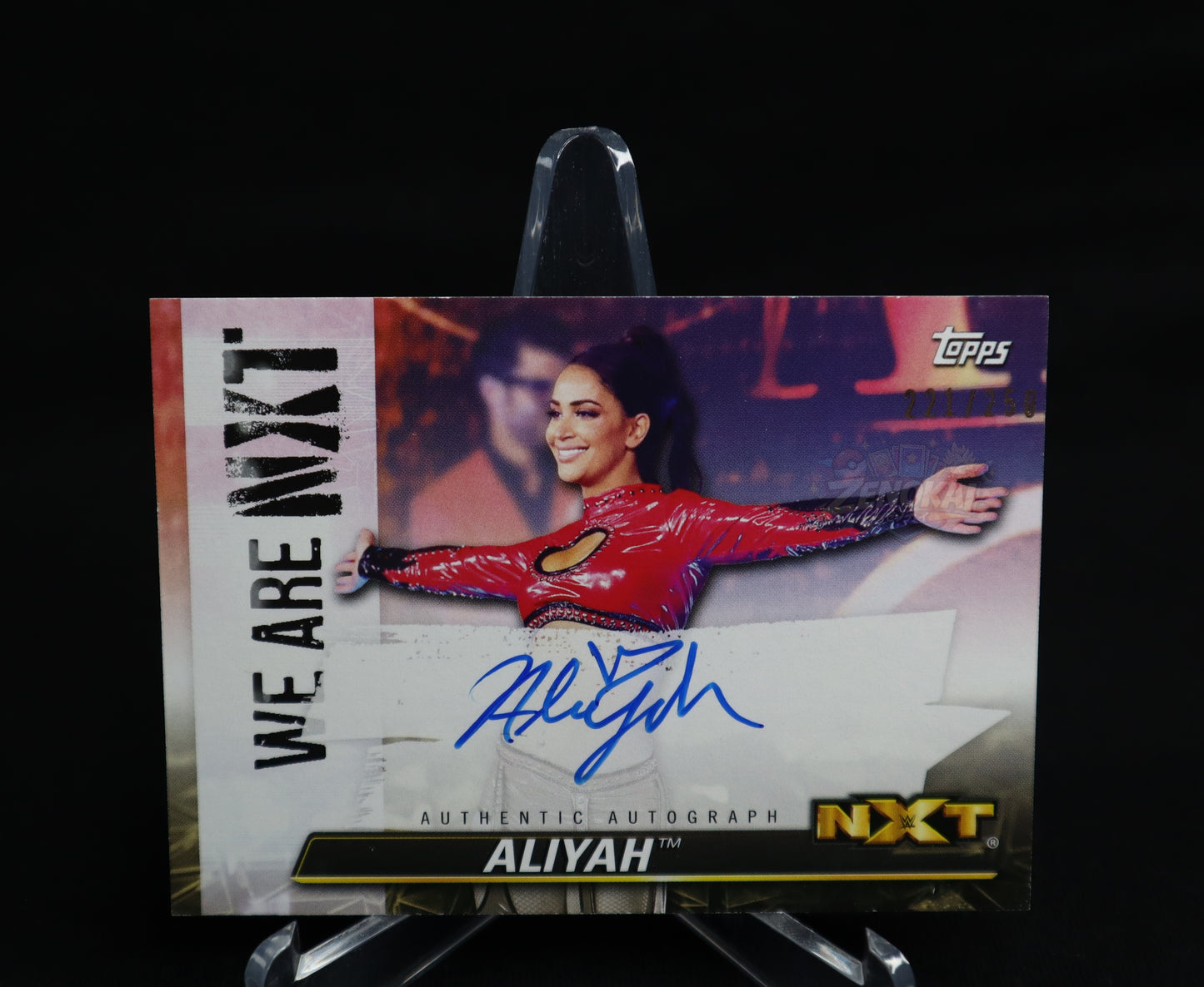 Aliyah - 2021 Topps WWE NXT We Are NXT Auto /199 #A-AL