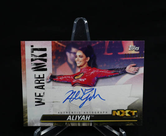 Aliyah - 2021 Topps WWE NXT We Are NXT Auto /199 #A-AL