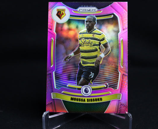 FRANCE 2021-22 Premier League Soccer - Panini Prizm - Pink - Moussa Sissoko