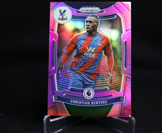 BELGIUM 2021-22 Premier League Soccer - Panini Prizm - Pink - Christian Benteke