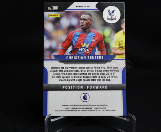 BELGIUM 2021-22 Premier League Soccer - Panini Prizm - Pink - Christian Benteke