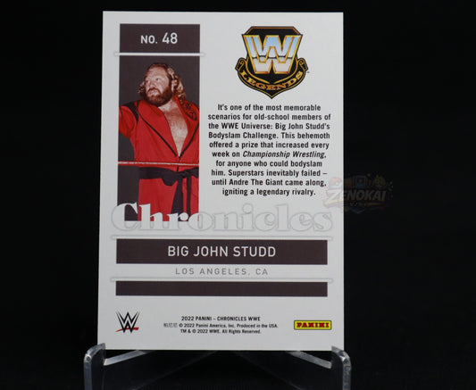 Big John Studd - 2022 Panini Chronicles WWE Red 133/199 #48
