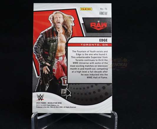 Edge - 2022 Panini Revolution WWE #76 Fractal
