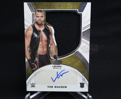 Von Wagner - 2022 Panini Chronicles WWE Crown Royale Auto #SL-VWG