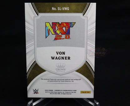 Von Wagner - 2022 Panini Chronicles WWE Crown Royale Auto #SL-VWG