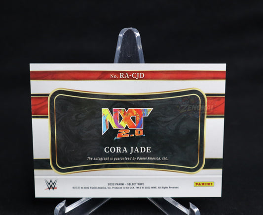 Cora Jade AUTO ROOKIE 2022 Panini select WWE NXT 2.0