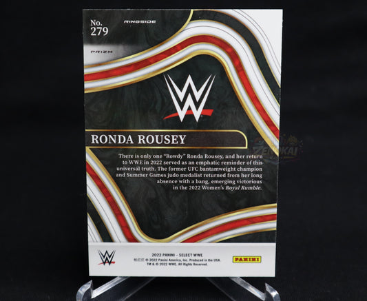 Ronda Rousey - 2022 Select WWE Ringside Silver Prizm #279 CASE HIT 🔥