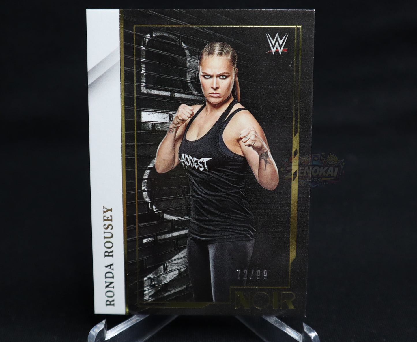 Ronda Rousey 427 Gold Foil /99 2022 Noir