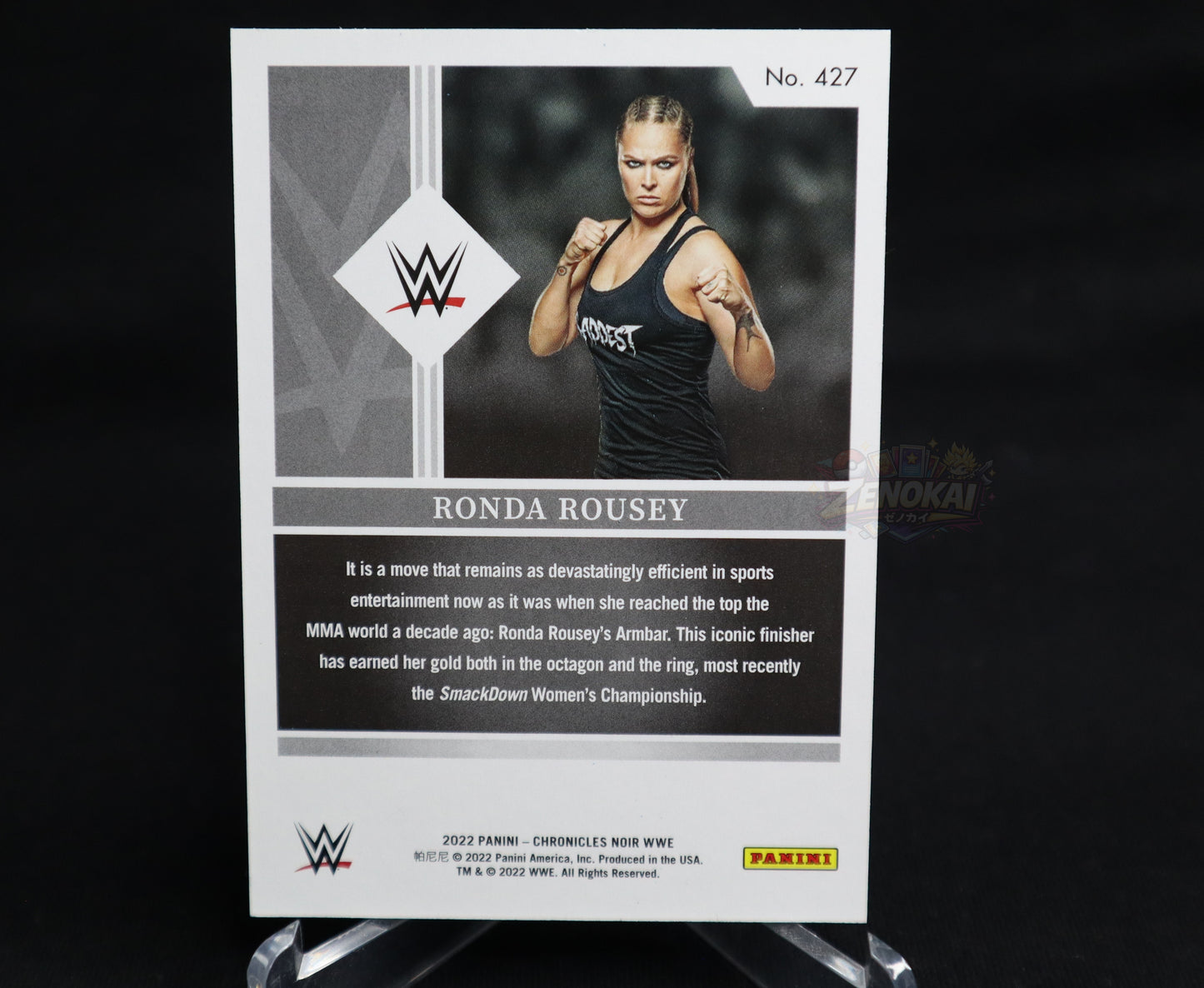 Ronda Rousey 427 Gold Foil /99 2022 Noir