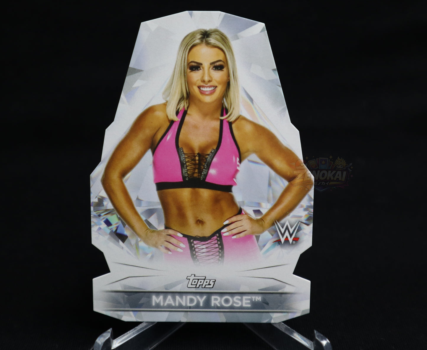 Mandy Rose - 2021 Topps WWE Women's Division Diamond Cuts Die-Cut #DC-3