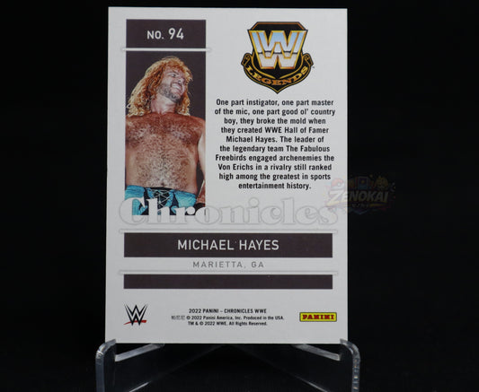 Michael Hayes - 2022 Panini Chronicles WWE Red /199 #94