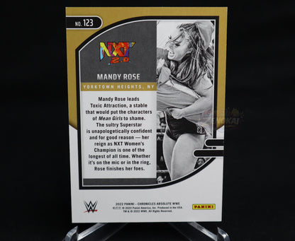 Mandy Rose - 2022 Panini Chronicles WWE Absolute Card #123 NXT 2.0