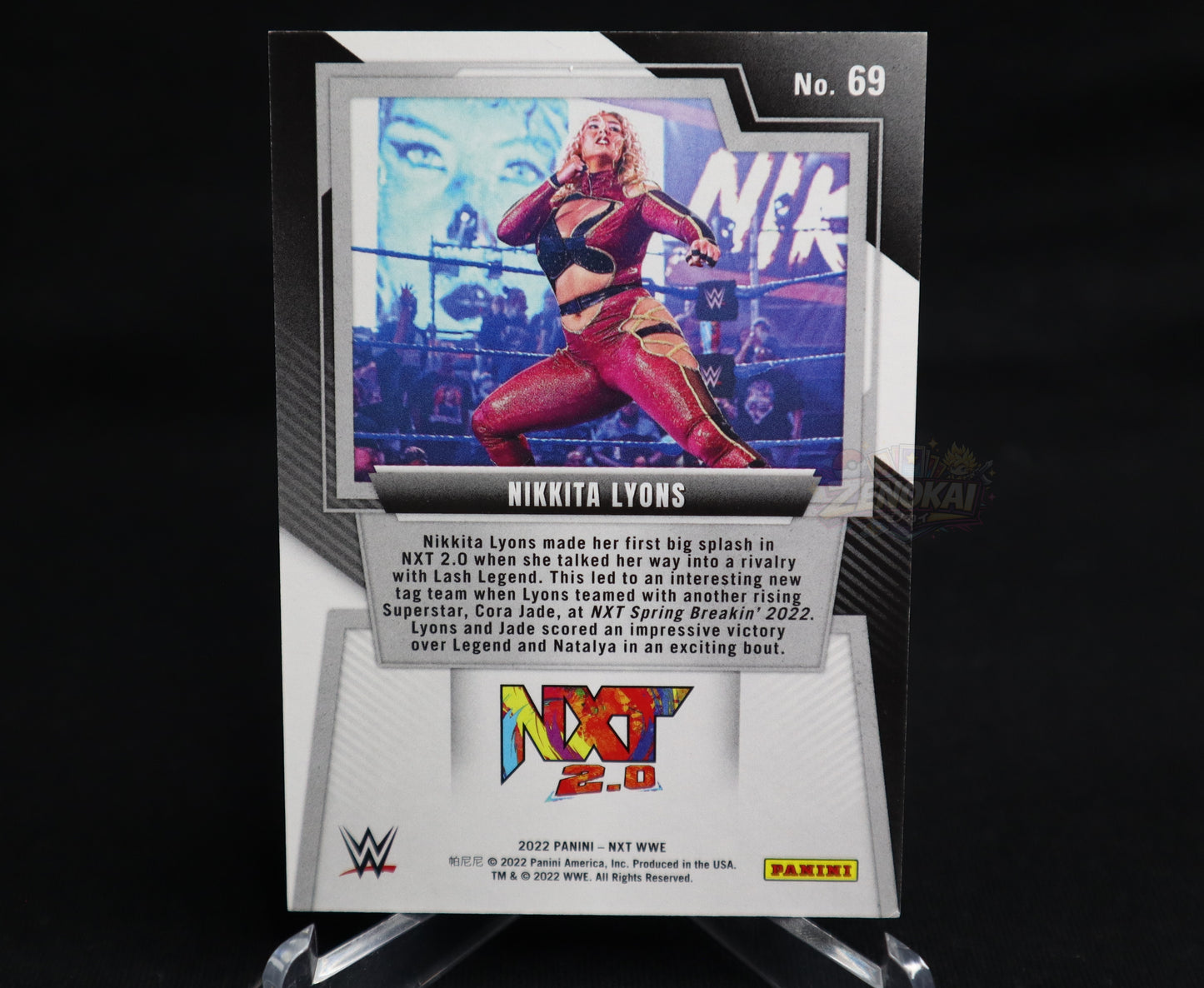Nikkita Lyons - 2022 Panini WWE NXT Red /199 #69 Rookie RC