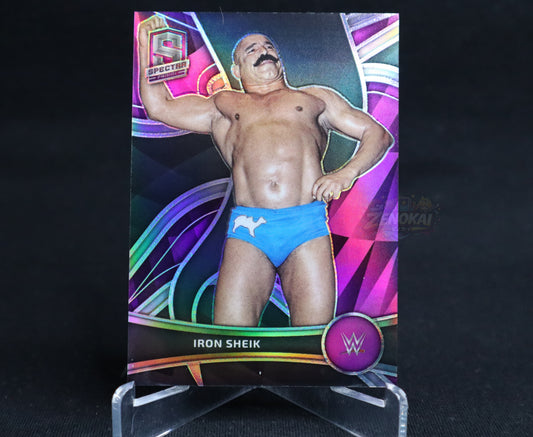Iron Sheik - 2022 Panini Chronicles WWE Spectra #377 Purple /49