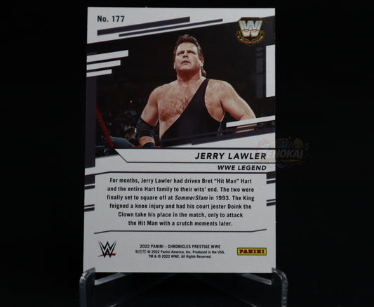 Jerry Lawler - 2022 Panini Chronicles WWE Prestige #177 Blue /99