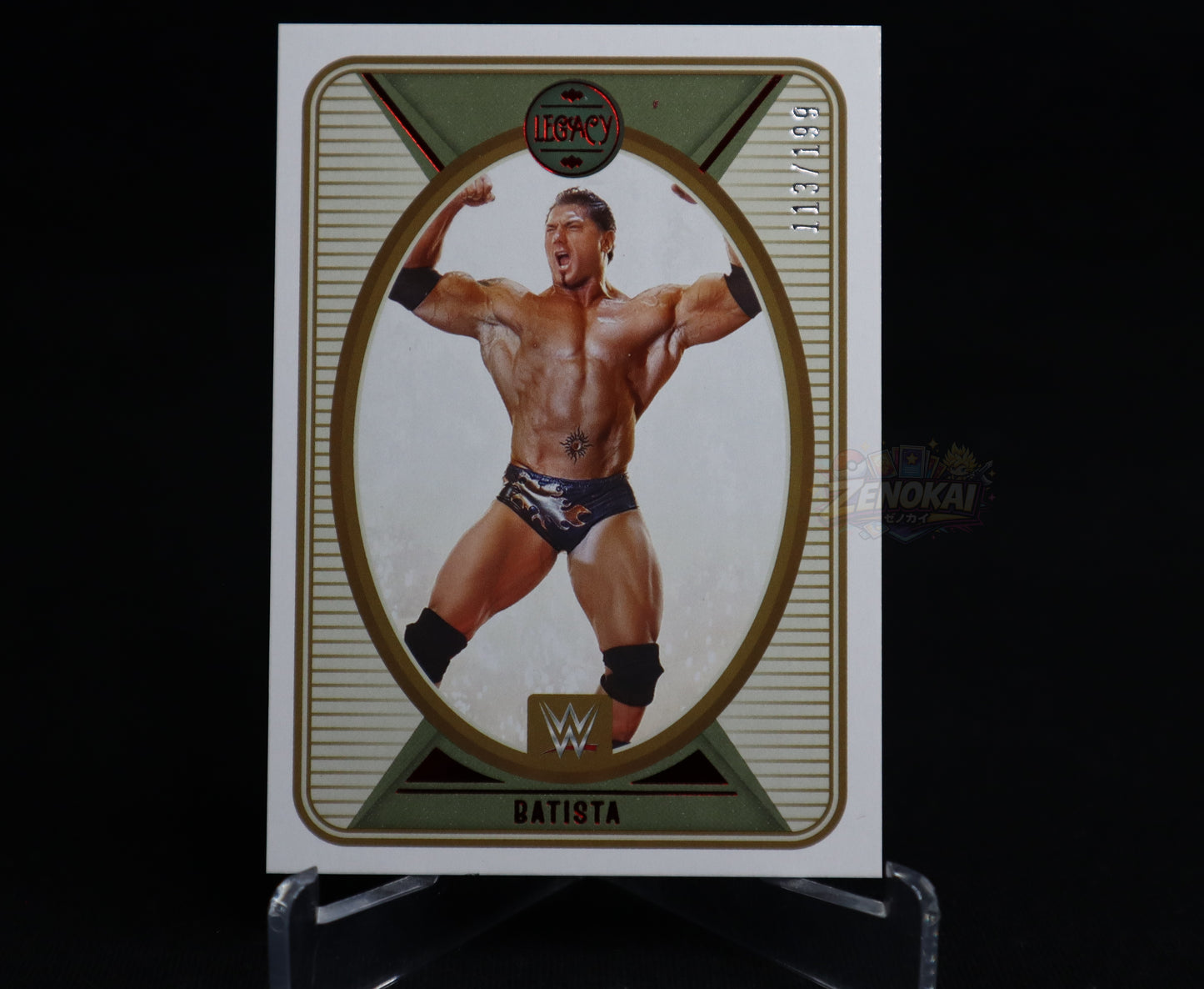 Batista - 2022 Chronicles WWE Legacy Red Parallel SP #150 /199