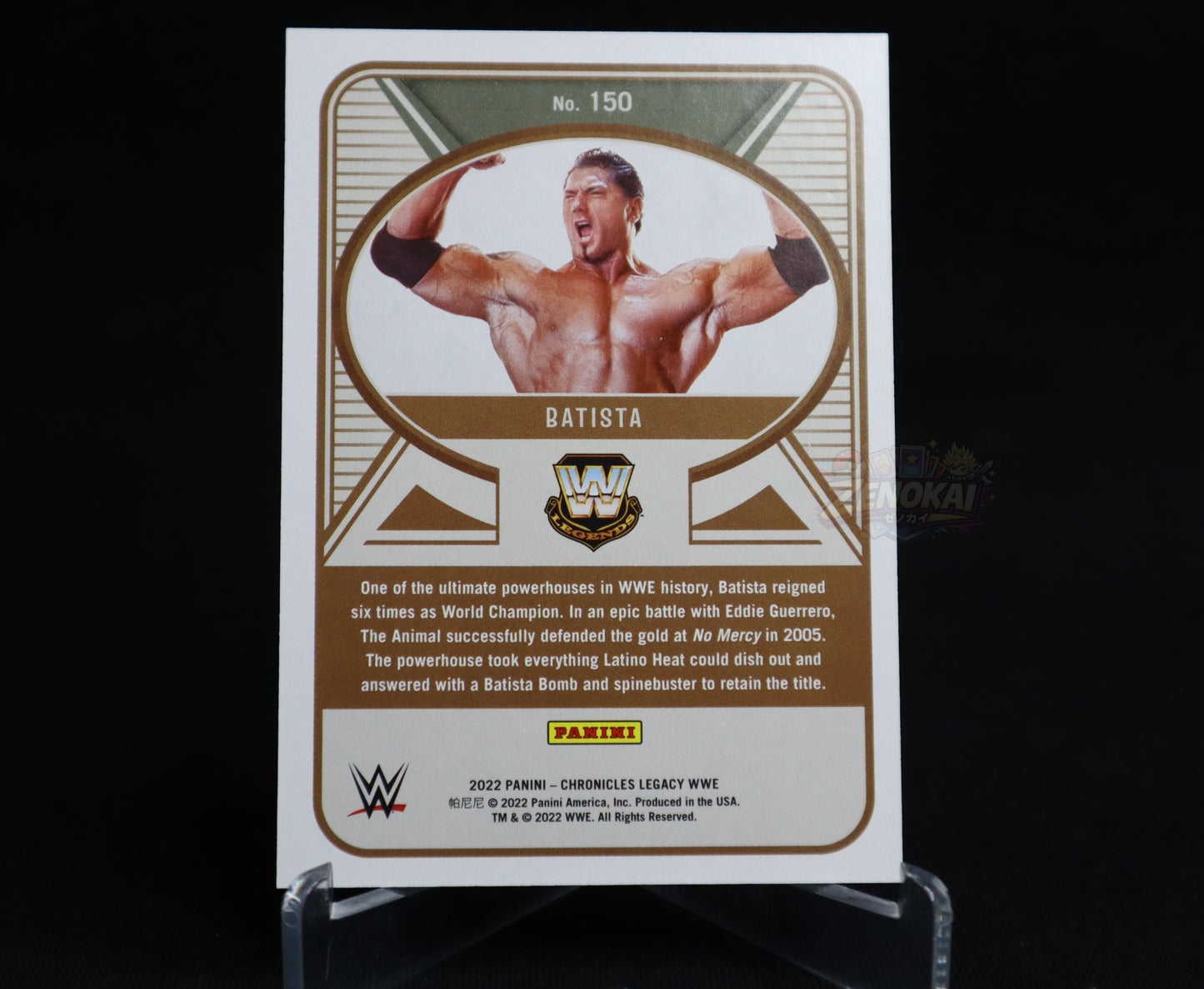 Batista - 2022 Chronicles WWE Legacy Red Parallel SP #150 /199