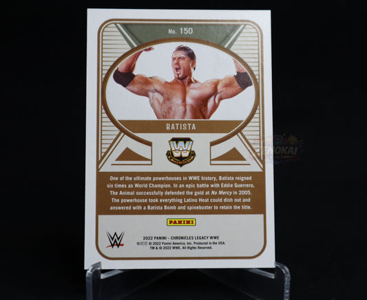 Batista - 2022 Chronicles WWE Legacy Red Parallel SP #150 /199