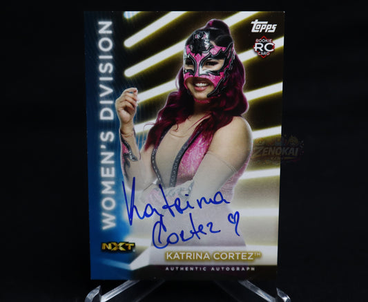 La Catalina (Katrina C. C.Garcia) auto rc/25 VERY RARE! WWE CMLL AAA 🇨🇱 🇲🇽