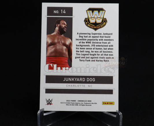 Junkyard Dog - 2022 Chronicles WWE #14 Red Parallel /199