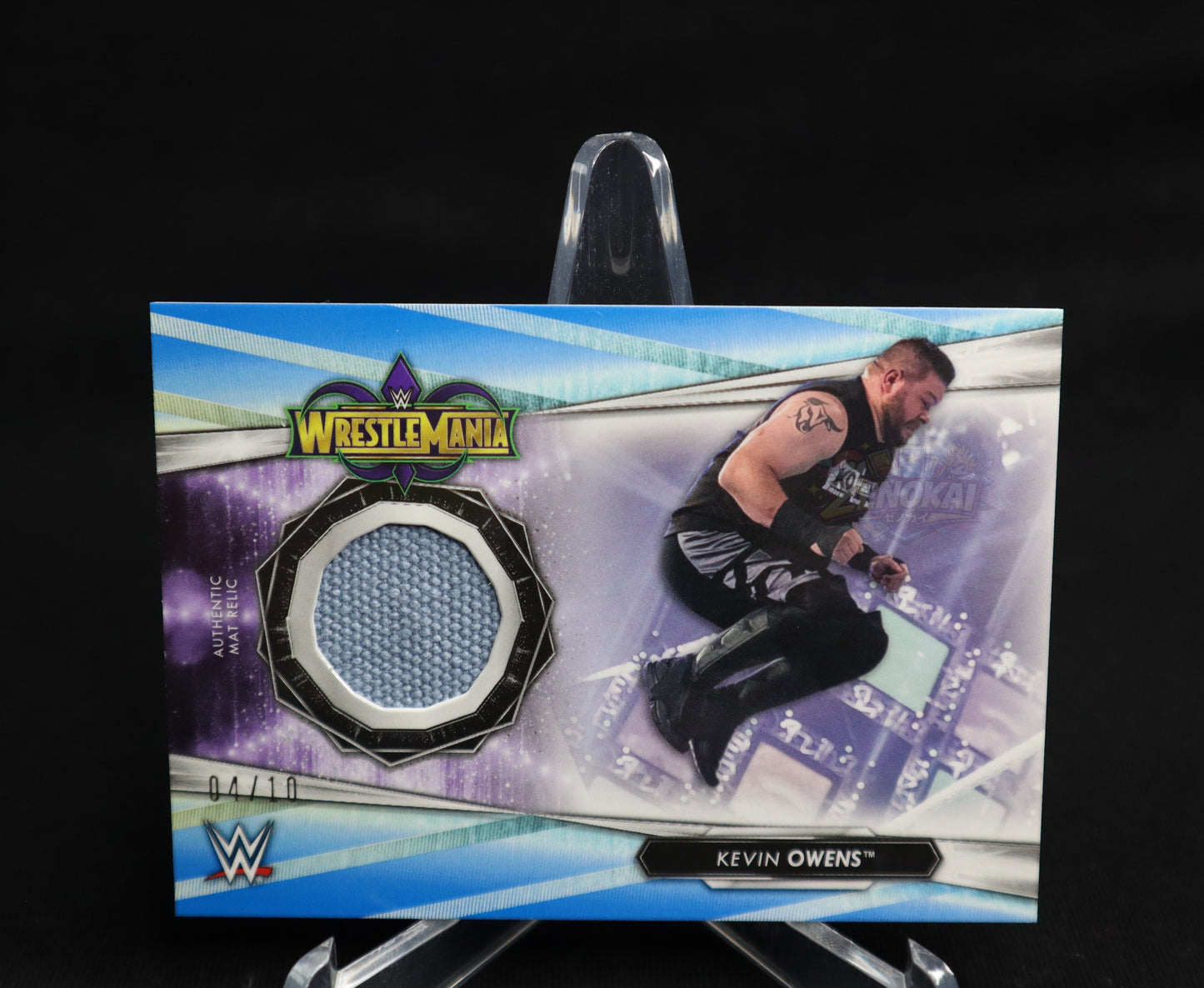 Kevin Owens - 2021 Topps WWE Mat Relic Card MR-KO SP /10