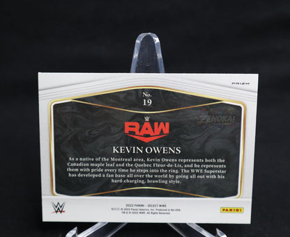 Kevin Owens - 2022 WWE Panini Select Retail Silver Flash Prizm Global Icons Insert