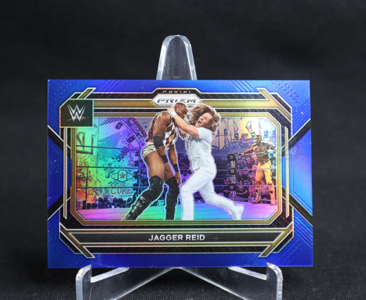 Jagger Reid - 2023 Panini Prizm WWE Blue Prizm /199 #4
