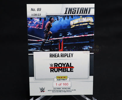 Rhea Ripley - 2022 Panini Instant WWE #89 Royal Rumble NM