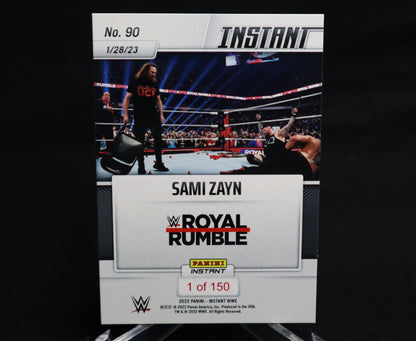 Sami Zayn - 2023 Panini Instant WWE BLOODLINE ROYAL RUMBLE #90