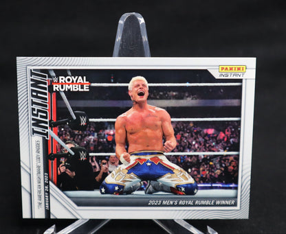 2023 Panini Instant Royal Rumble Cody Rhodes Instant Winner #1 of 197