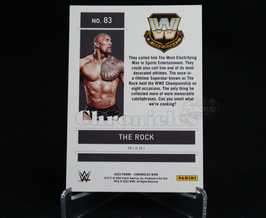 The Rock - 2022 Panini Chronicles WWE #83