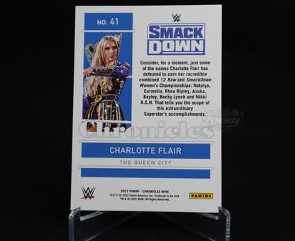 Charlotte Flair - 2022 Panini Chronicles WWE Wrestling Card #41 SmackDown