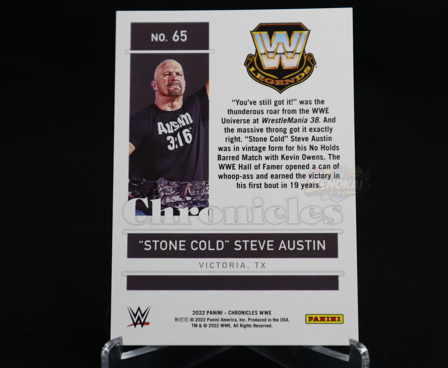 Stone Cold Steve Austin - 2022 Panini Chronicles WWE #65