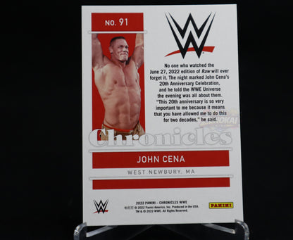 John Cena #91 2022 Panini WWE Chronicles