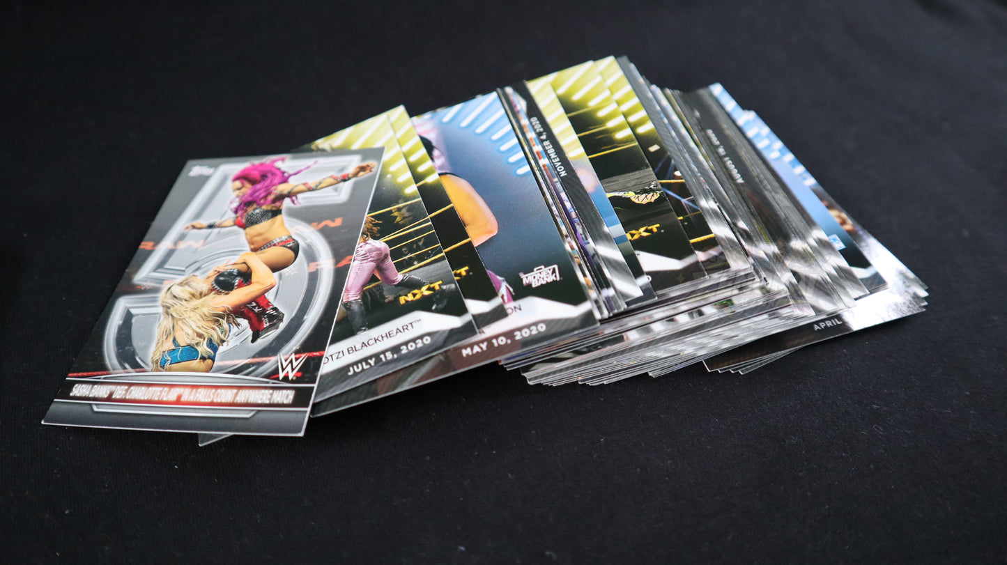 WWE Women's division 65 cards lot (Topps 2020)