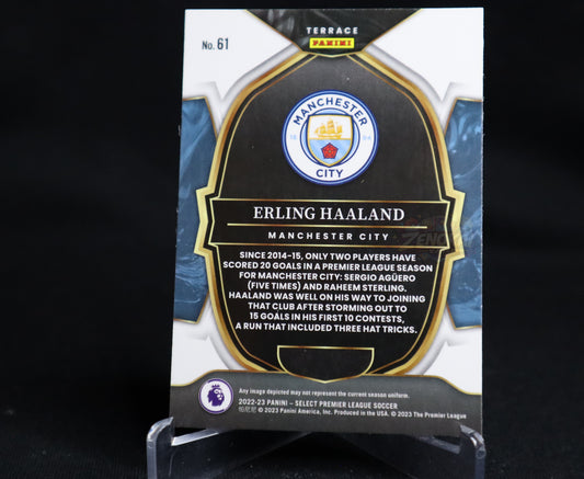 NORWAY Erling Haaland 2022-23 Panini Select Premier Silver Prizm Man City