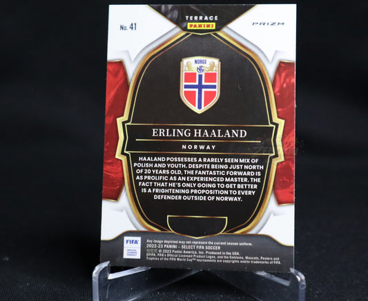 NORWAY 2022-23 Panini Select FIFA Erling Haaland Silver Prizm
